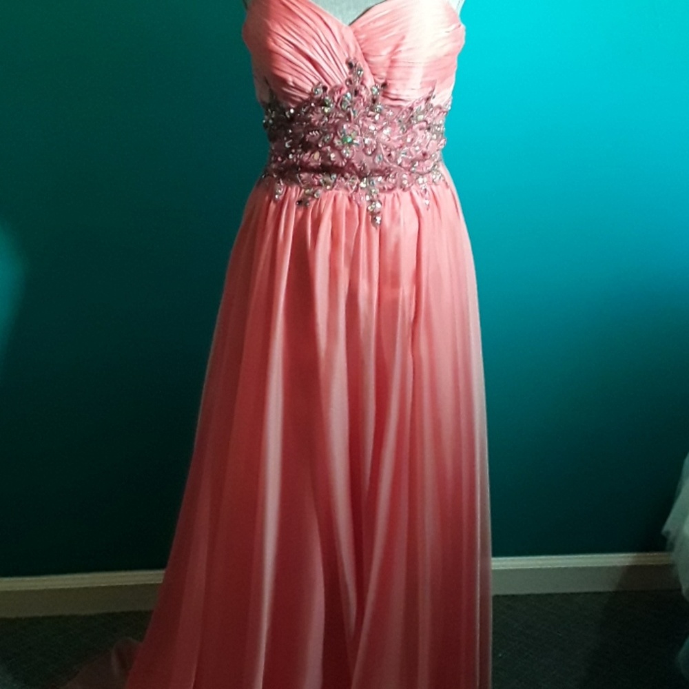 Melon mango strapless